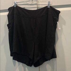 Old Navy Live-in French Terry Black Shorts size 2X NWT